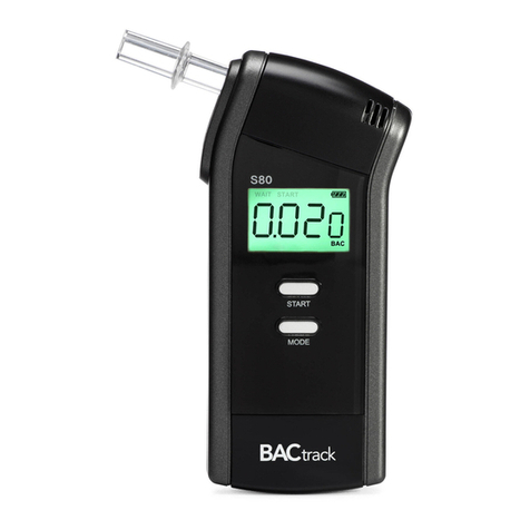 BACtrack Select S80 User manual