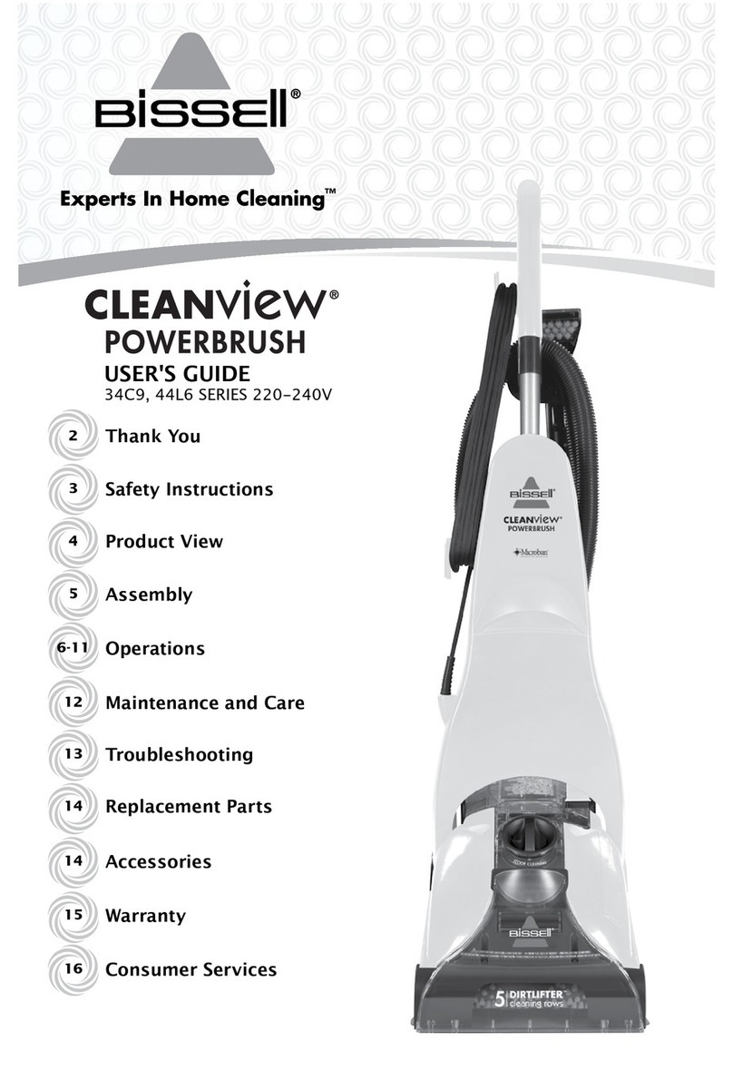 Bissell CLEANVIEW 34C9 SERIES user guide