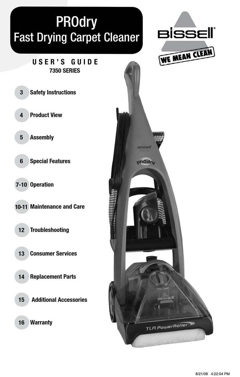 Bissell PROdry 7350 series User manual