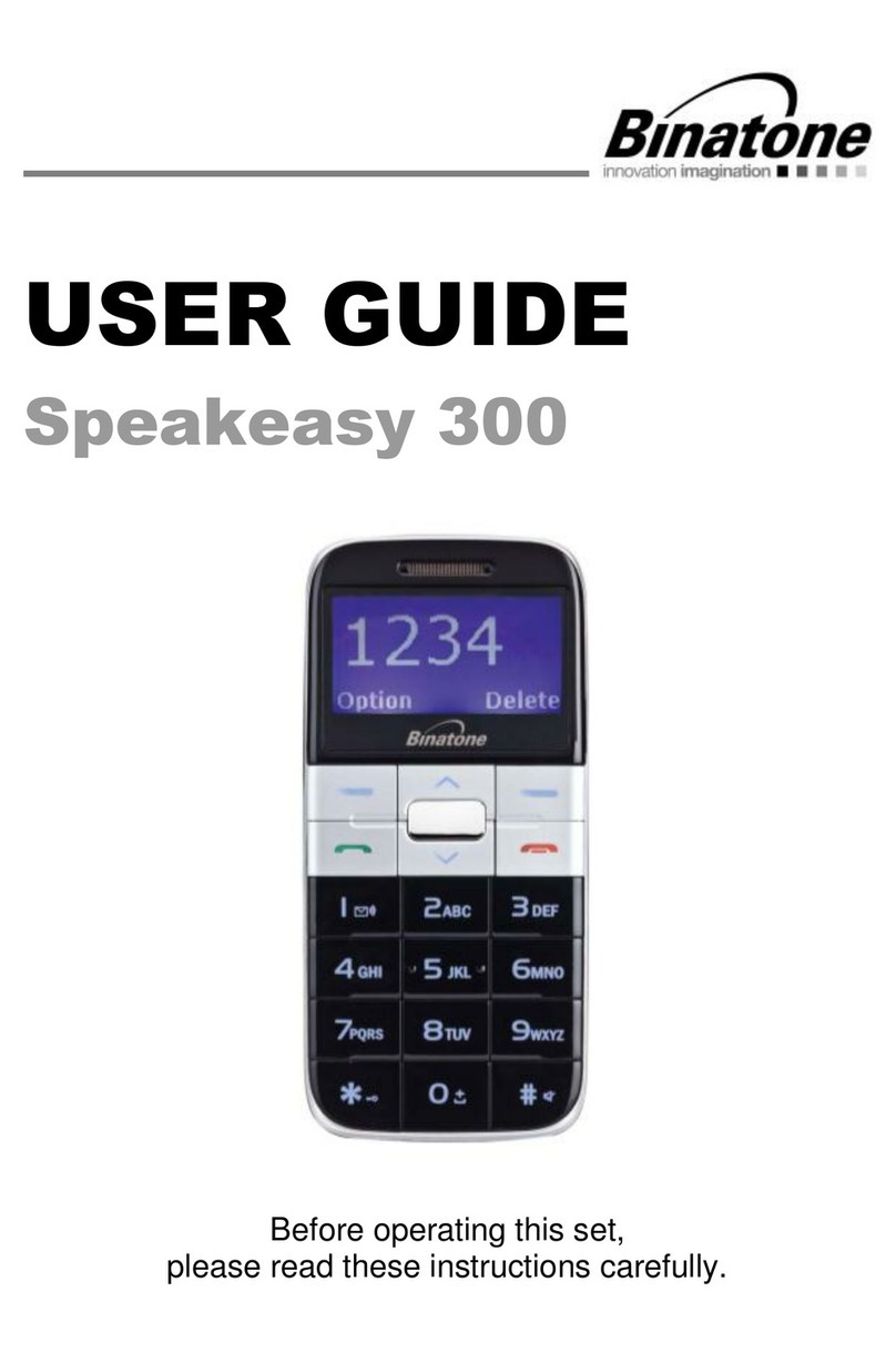 Binatone Speakeasy 300 User manual Binatone Speakeasy 300 User manual