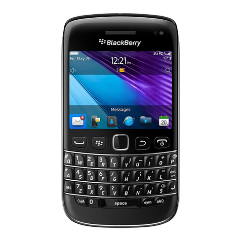 Blackbe;rry Bold 9790 User manual