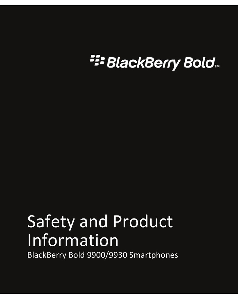Blackbe;rry Bold 9900 User manual Blackbe;rry Bold 9900 User manual