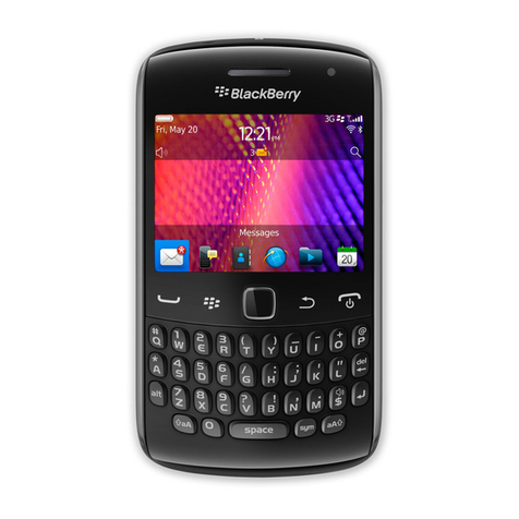 Blackbe;rry Curve 9350 User manual