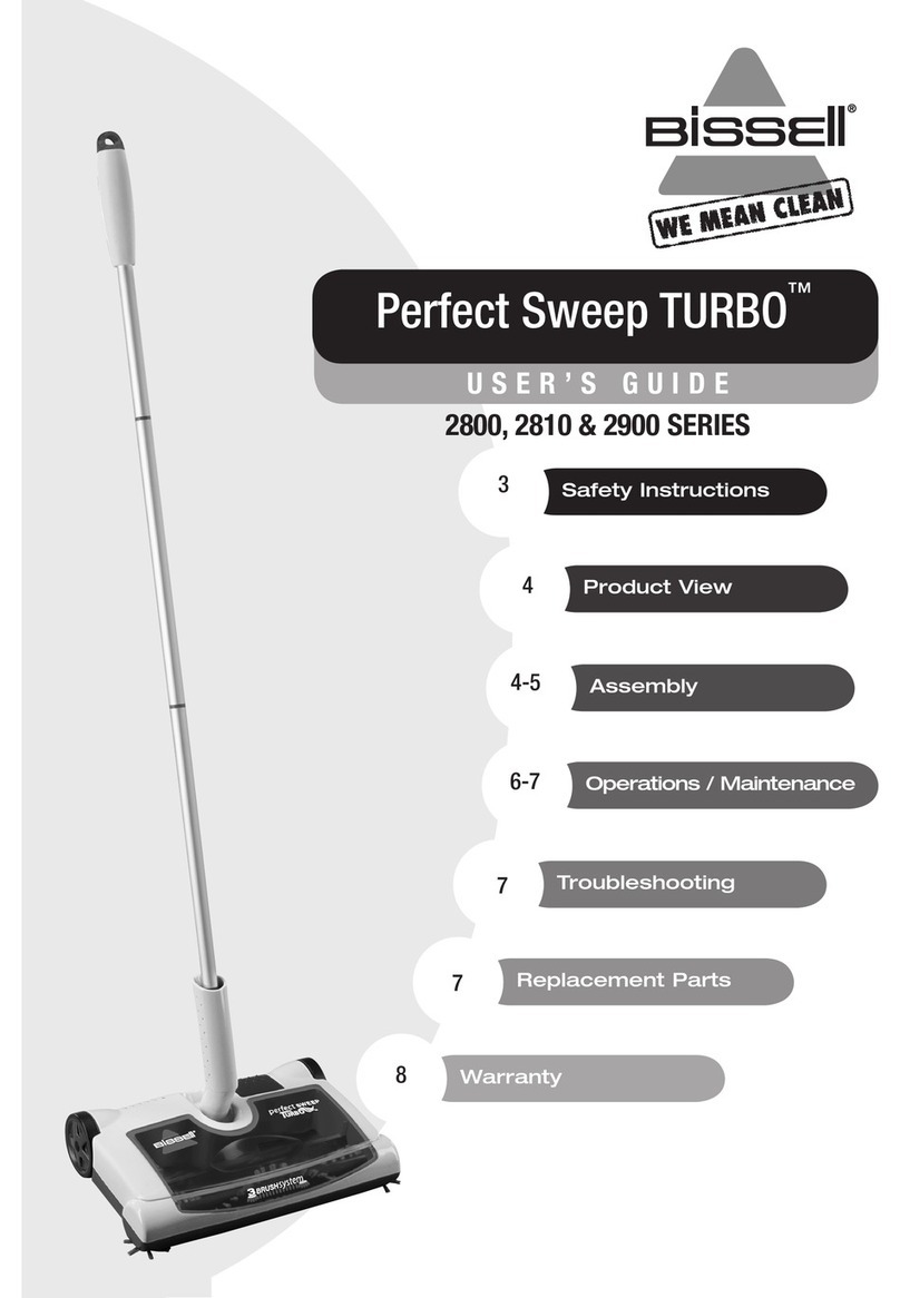 Bissell Perfect Sweep TURBO 2800 SERIES User manual