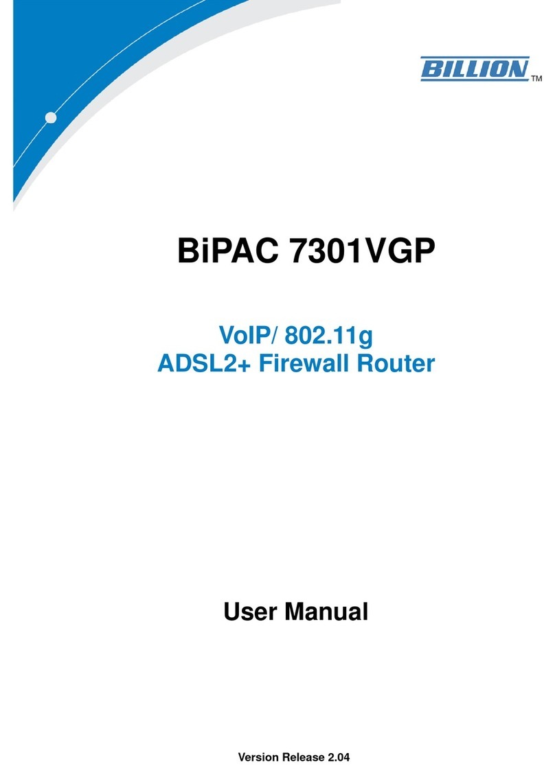 Billion BiPAC 7301VGP user manual