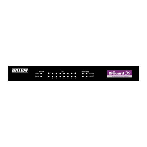 Billion BiGuard 30 User manual