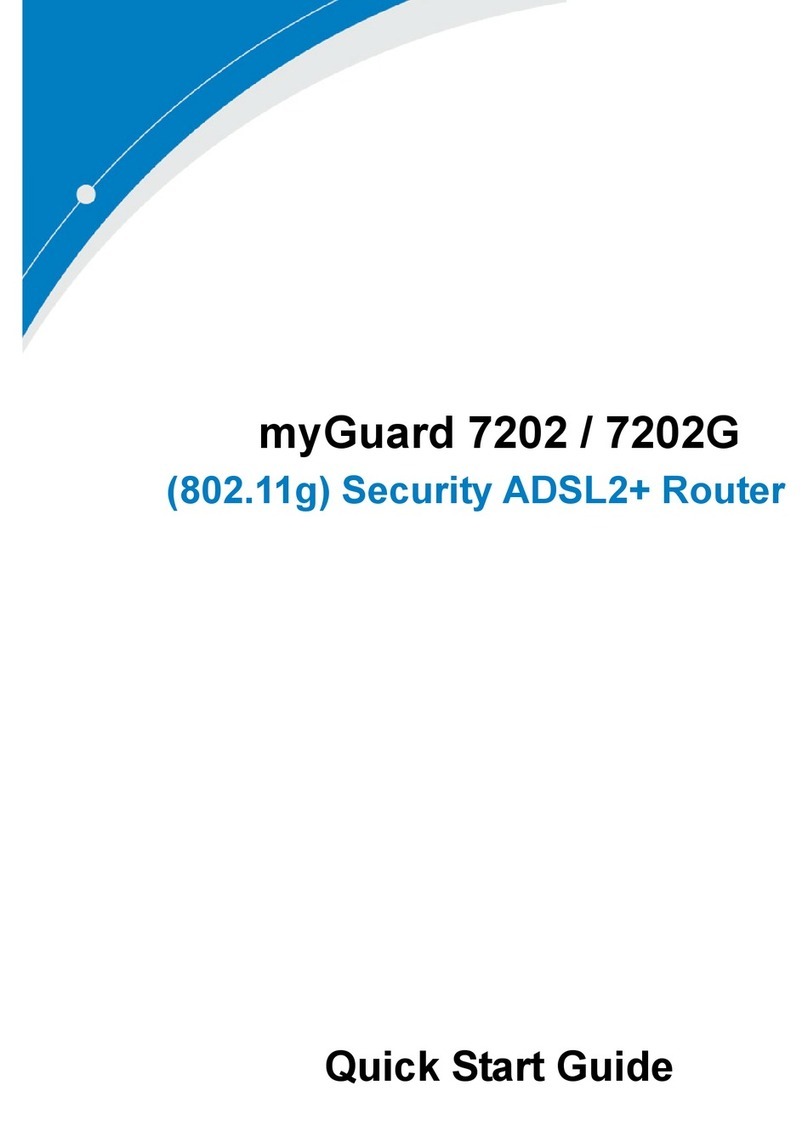 Billion myGuard 7202 User manual Billion myGuard 7202 User manual