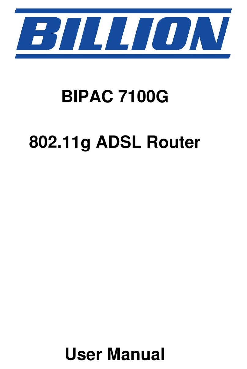 Billion BIPAC 7100G User manual
