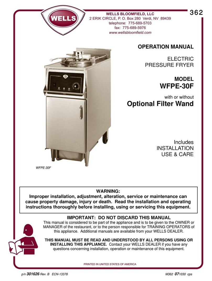 Wells WFPE-30F Operation manual