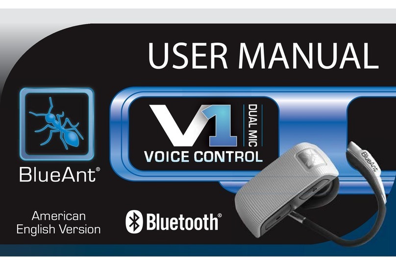 Blueant V1 User manual