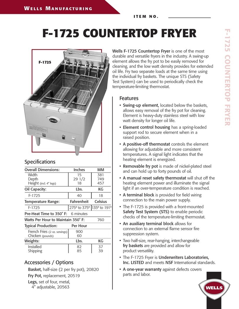 Bloomfield F-1725 Features and specifications Bloomfield F-1725 Features and specifications