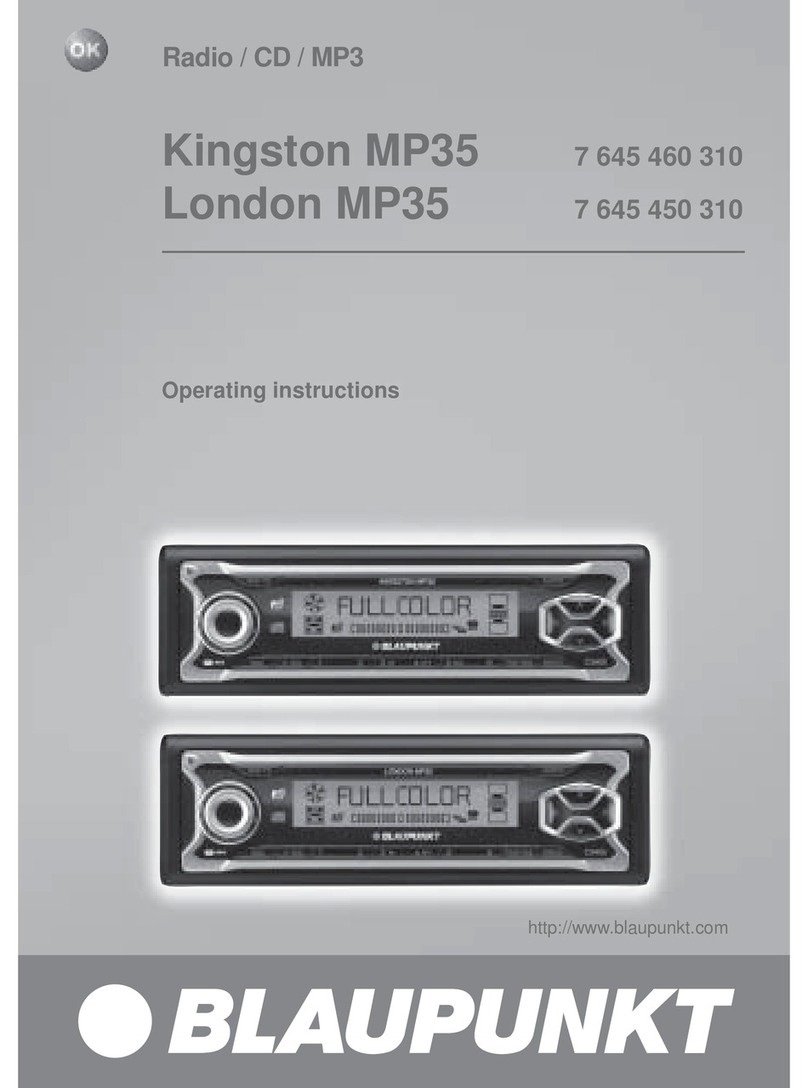 Blaupunkt Kingston MP35 User manual
