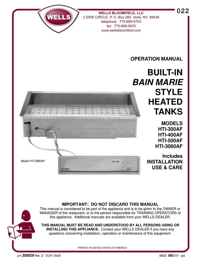 Wells HTI-300AF User manual