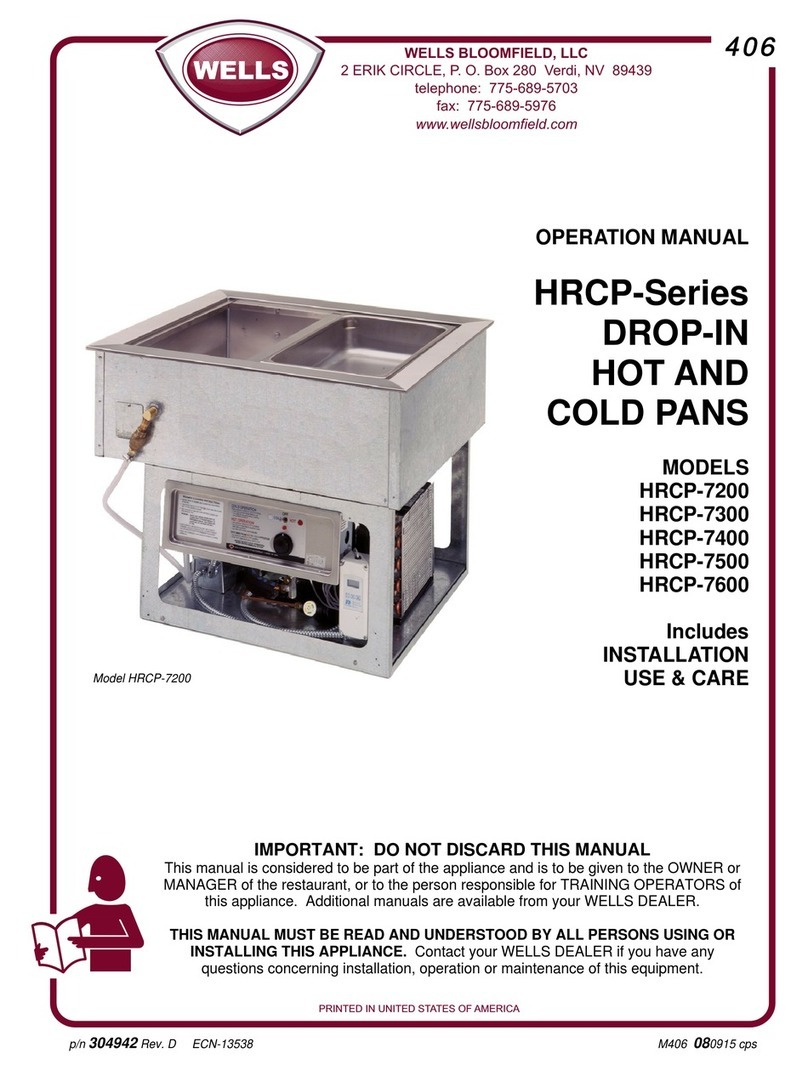 Wells HRCP-Series Operation manual