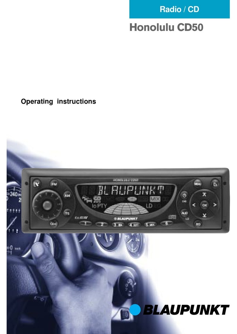Blaupunkt Honolulu CD50 operating instructions