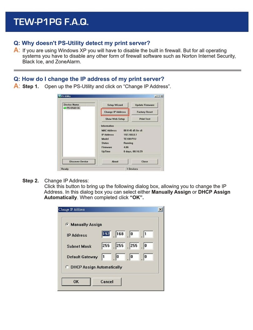 TRENDnet TEW-P1PG SHEETS Installation guide