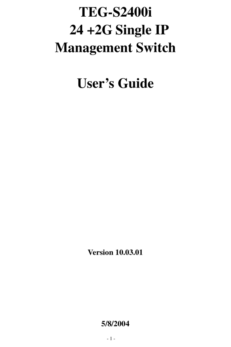 TRENDnet TEG-S2400I - DATA SHEETS User manual
