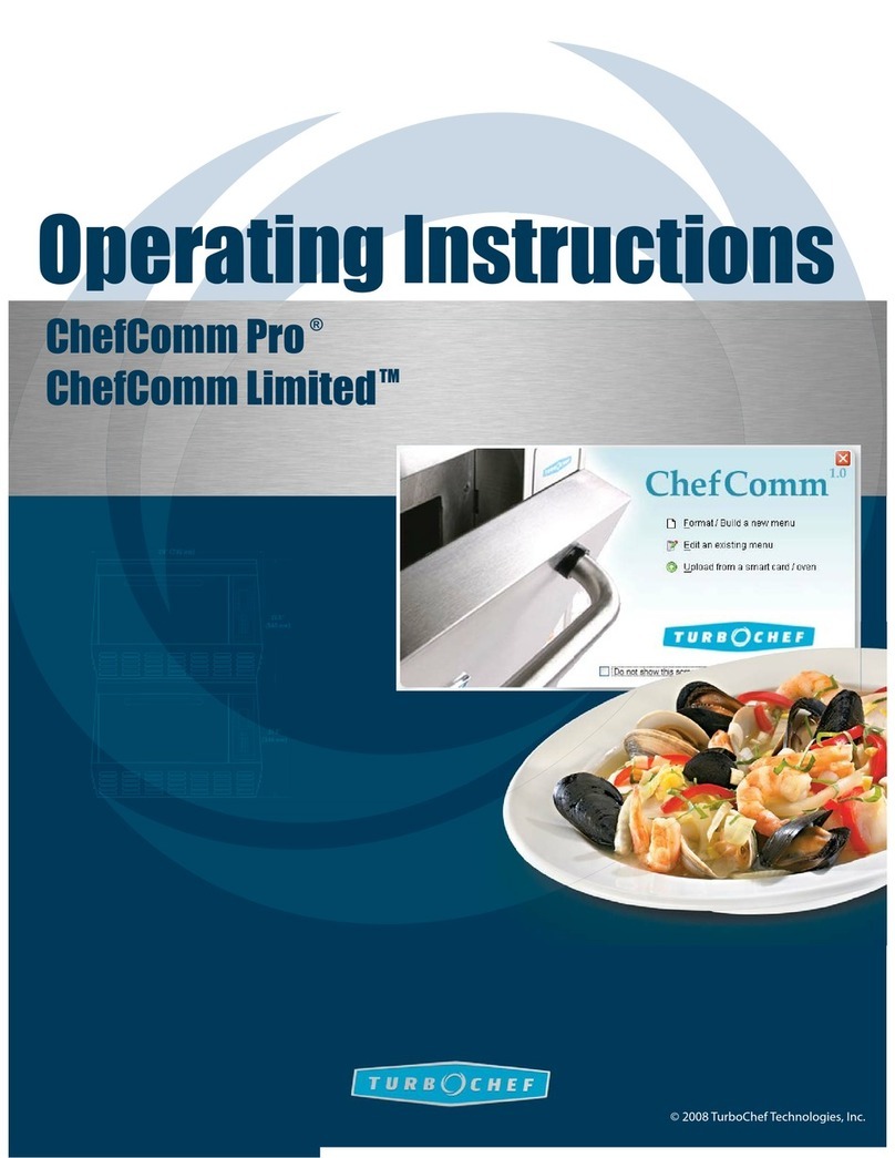 TurboChef ChefComm Pro User manual