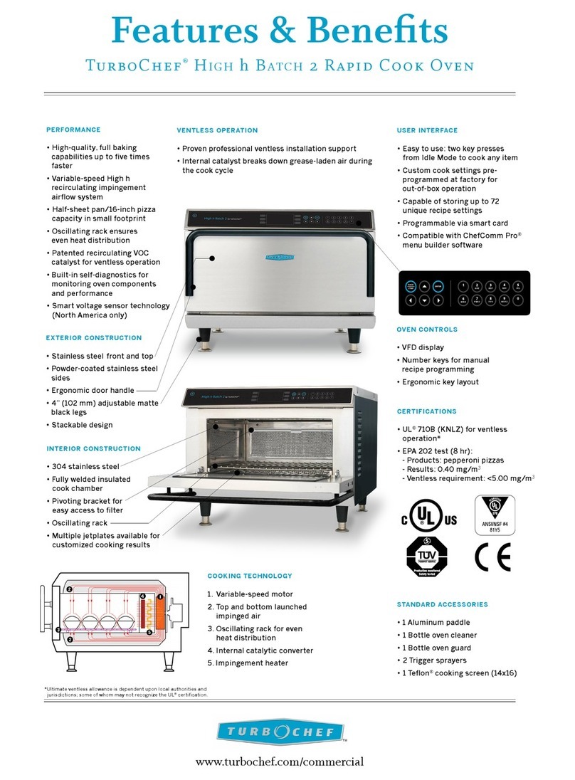 TurboChef HIGH H BATCH 2 Owner's manual