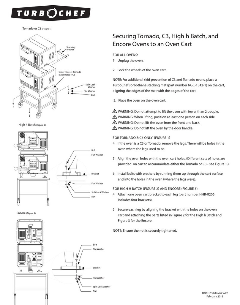 TurboChef TORNADO User manual
