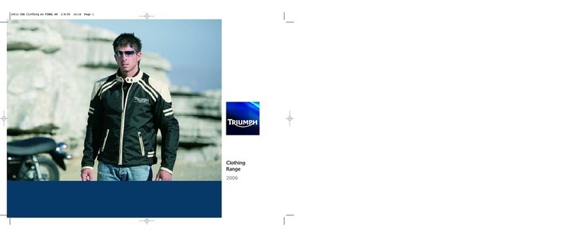 Triumph Clothing Range 2006 Manual