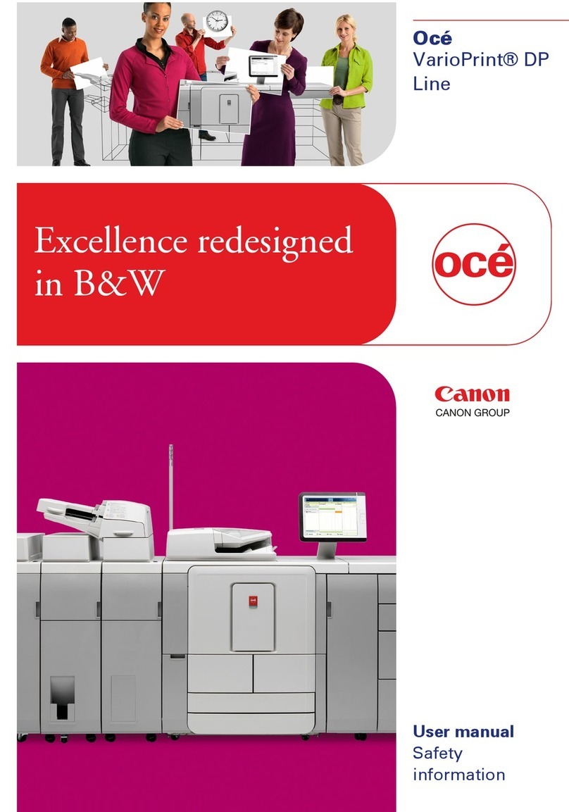 Canon Oce VarioPrint DP Line user manual