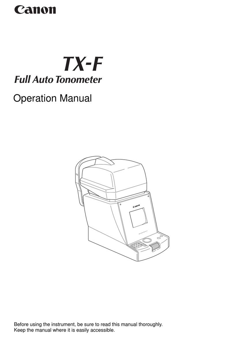 Canon TX-F Operation manual