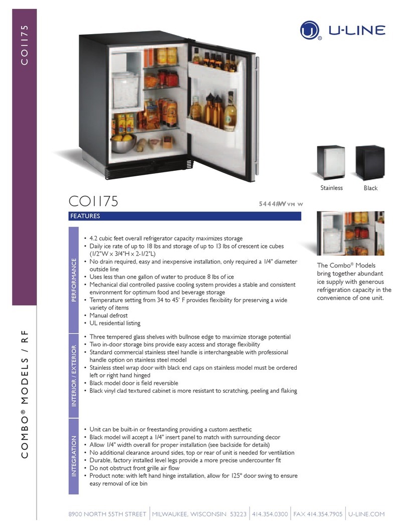U-Line CO1175 Configuration guide