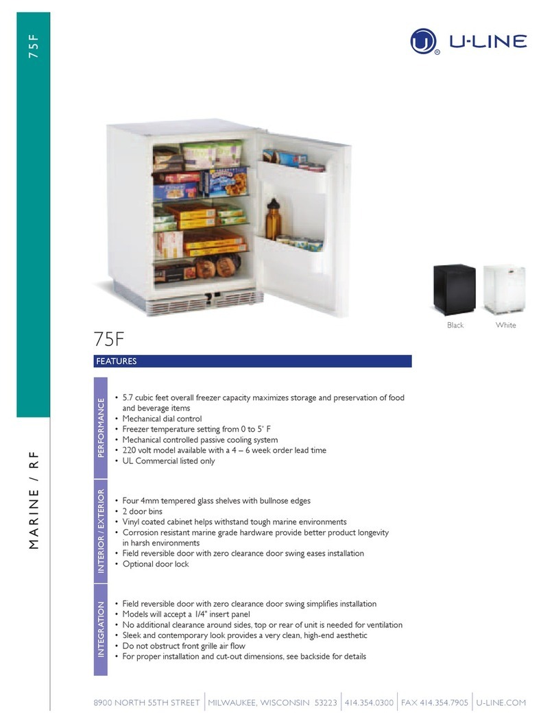 U-Line 75F Configuration guide