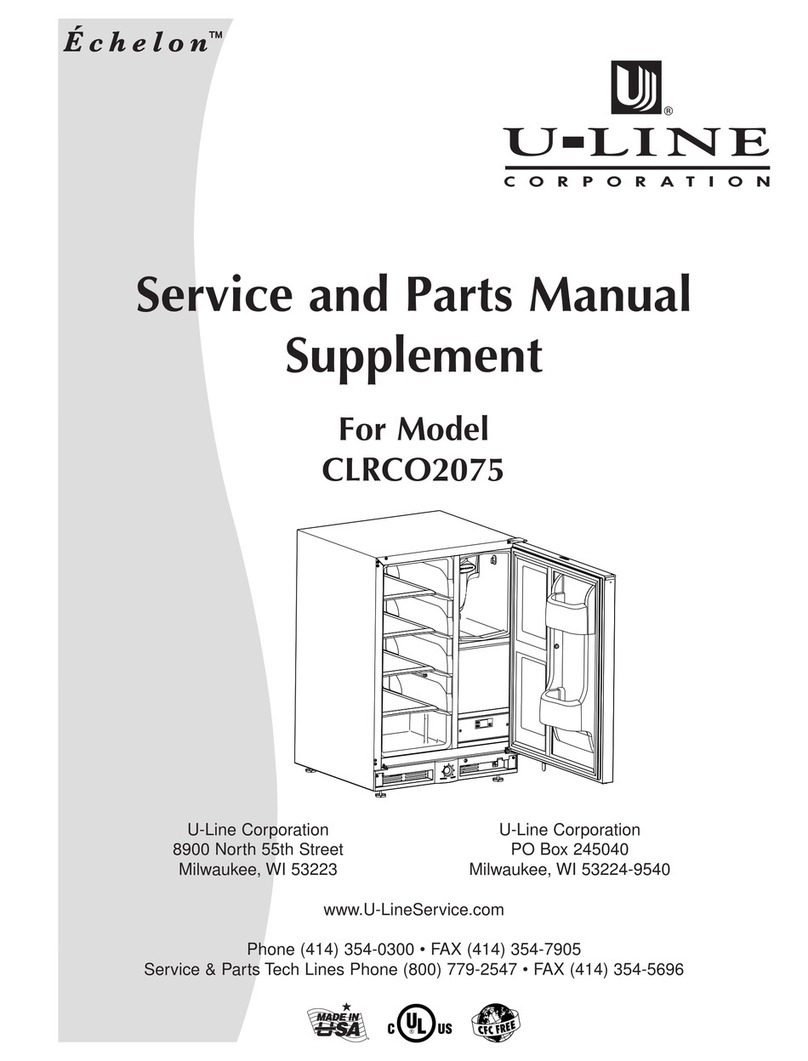 U-Line CLRCO2075 Guide U-Line CLRCO2075 Guide