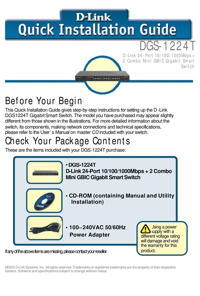 D-Link DGS-1224T - Web Smart Switch User manual