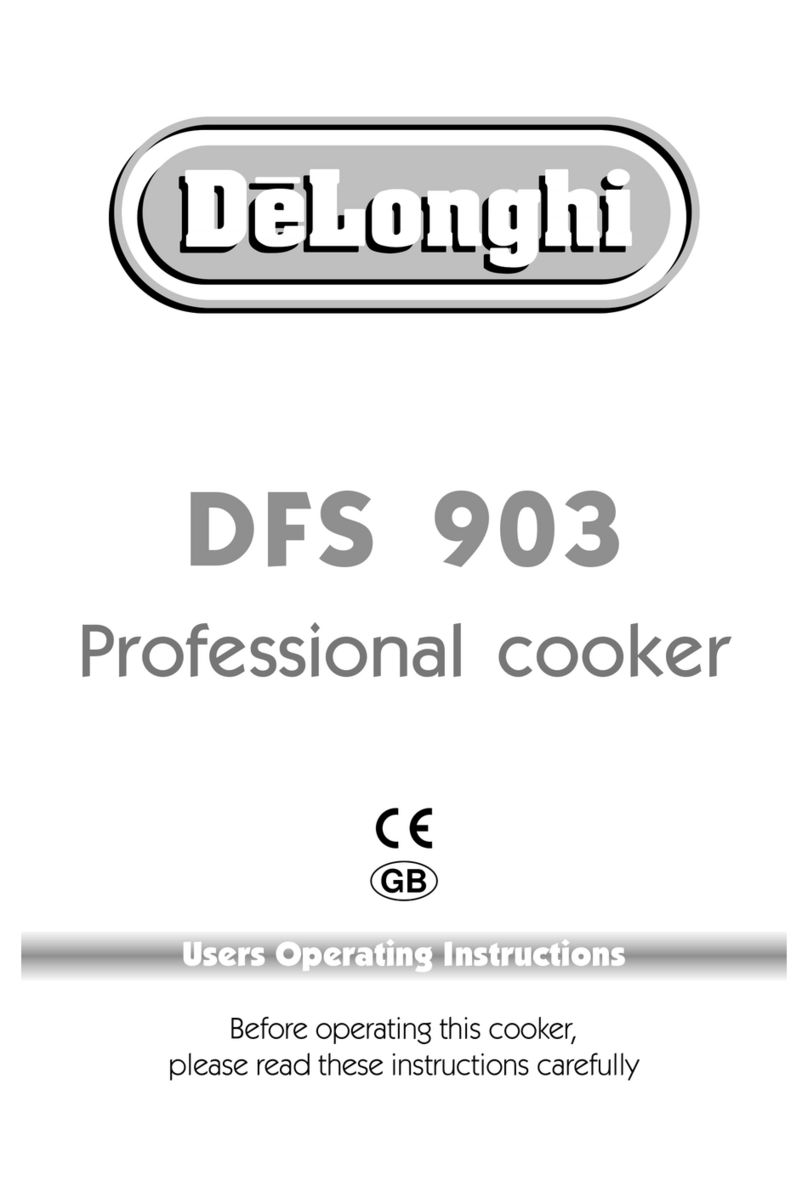 DeLonghi DFS 903 User operating instructions