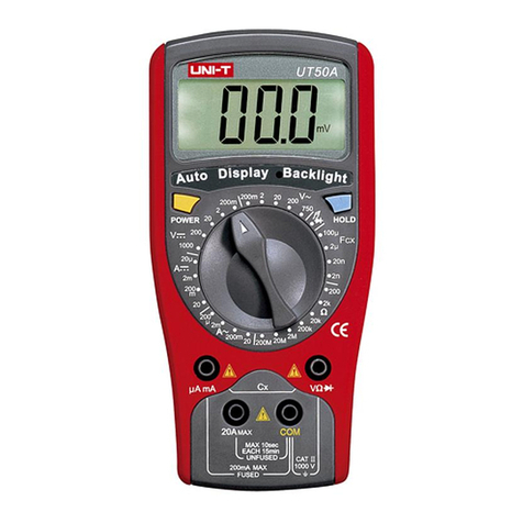 Unit UT50A User manual