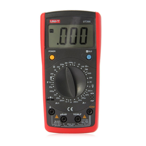 Unit UT39A operating manual