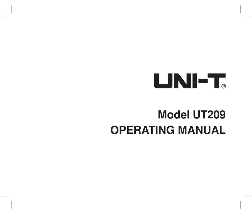 Unit UT209 operating manual