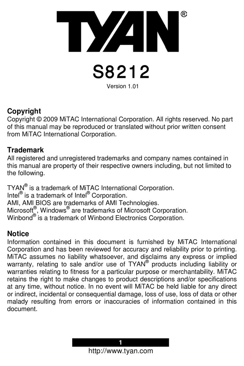 TYAN S8212 user manual