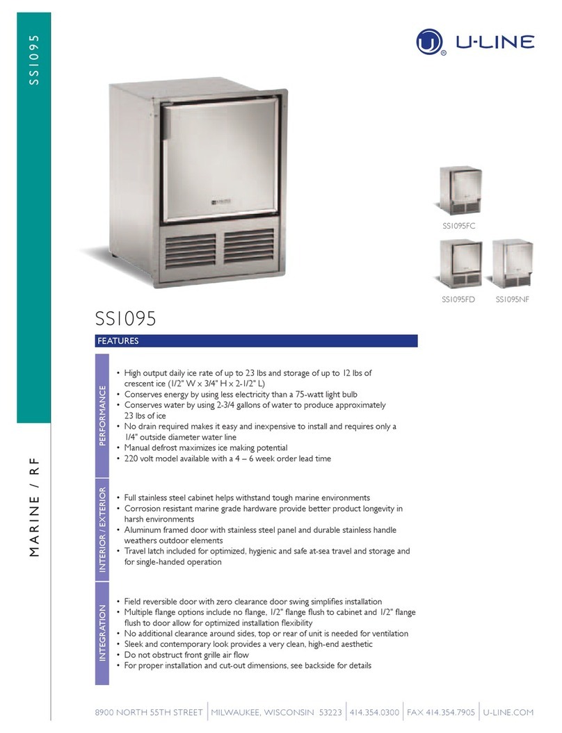 U-Line SS1095 Configuration guide