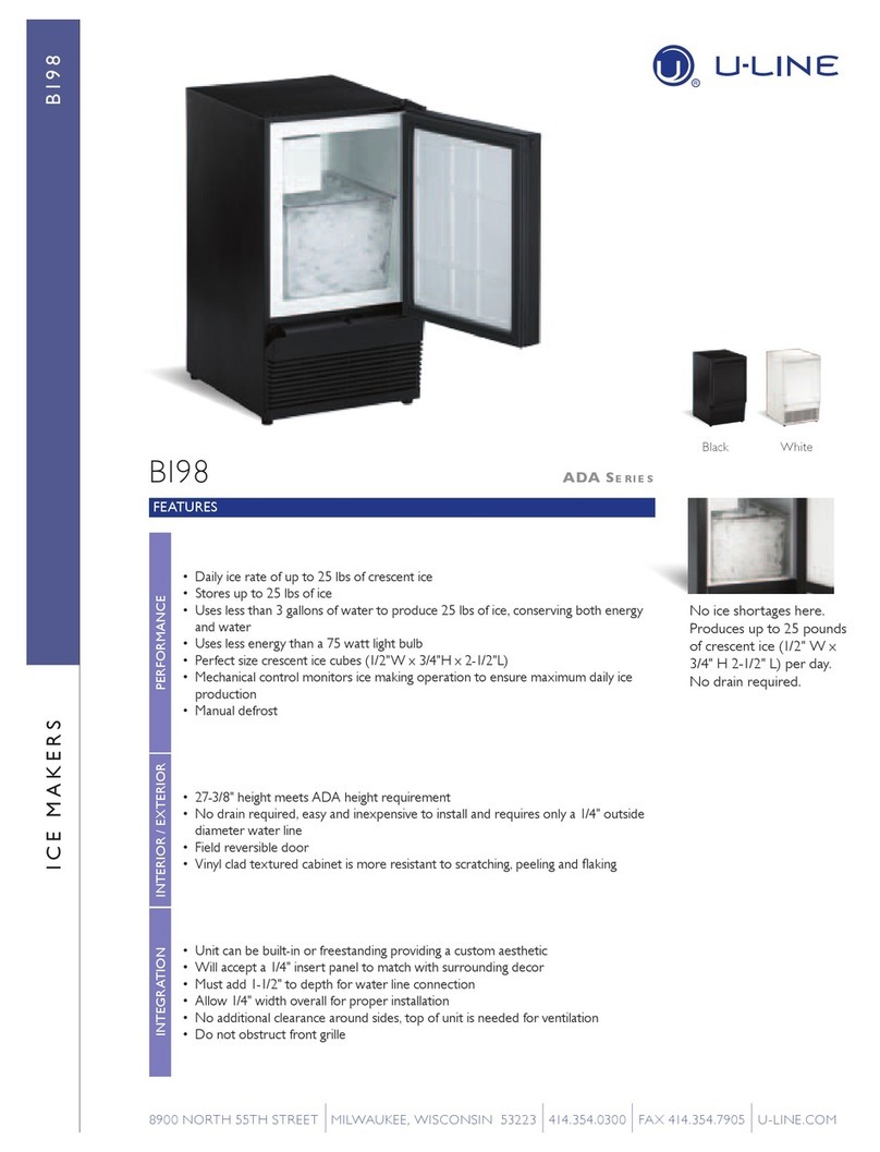 U-Line Origins BI-98 Configuration guide U-Line Origins BI-98 Configuration guide