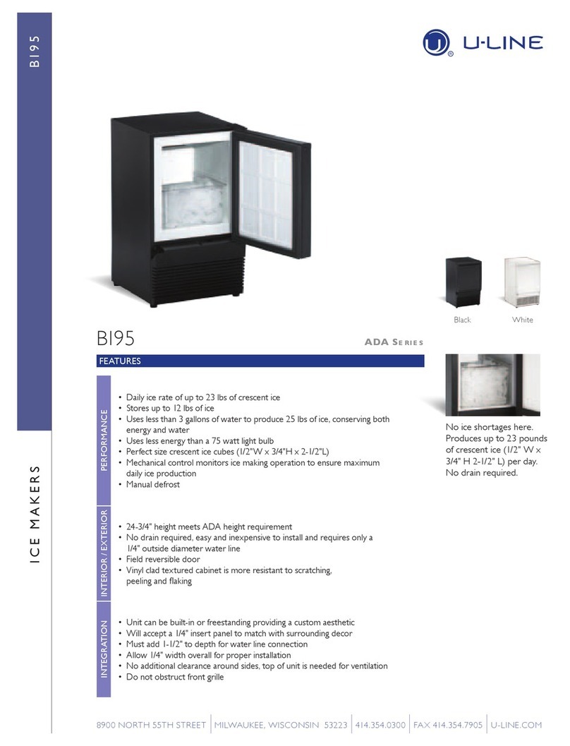 U-Line Origins BI-95 User manual