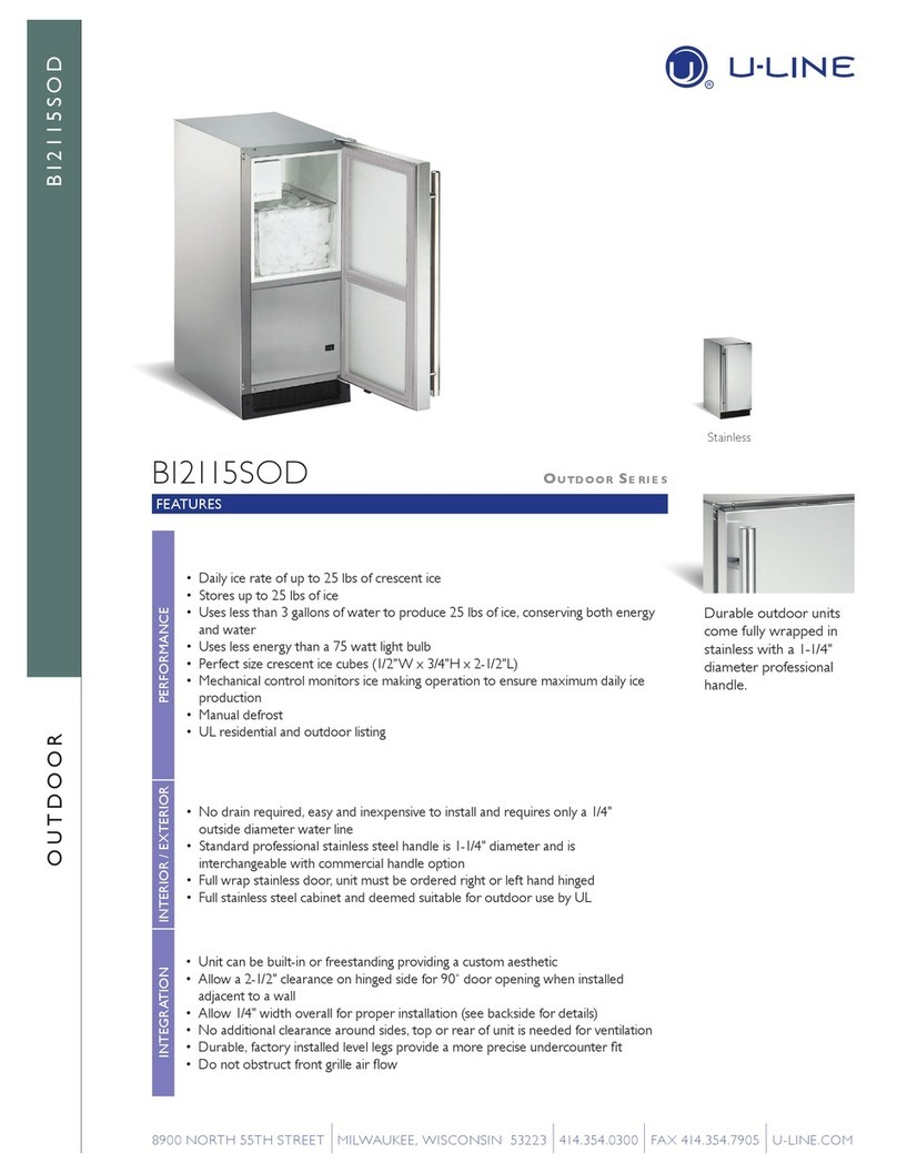U-Line BI2115SOD Configuration guide U-Line BI2115SOD Configuration guide