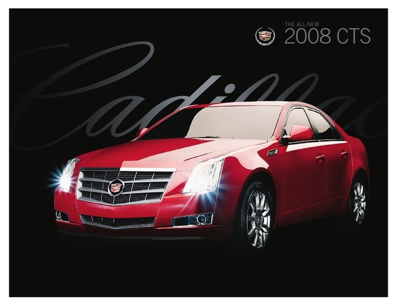 Cadillac 2011 CTS COUPE User manual