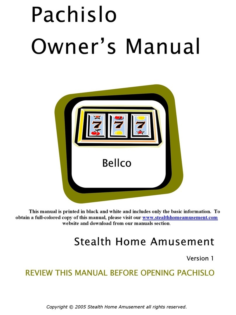 Bellco Pachislo User manual