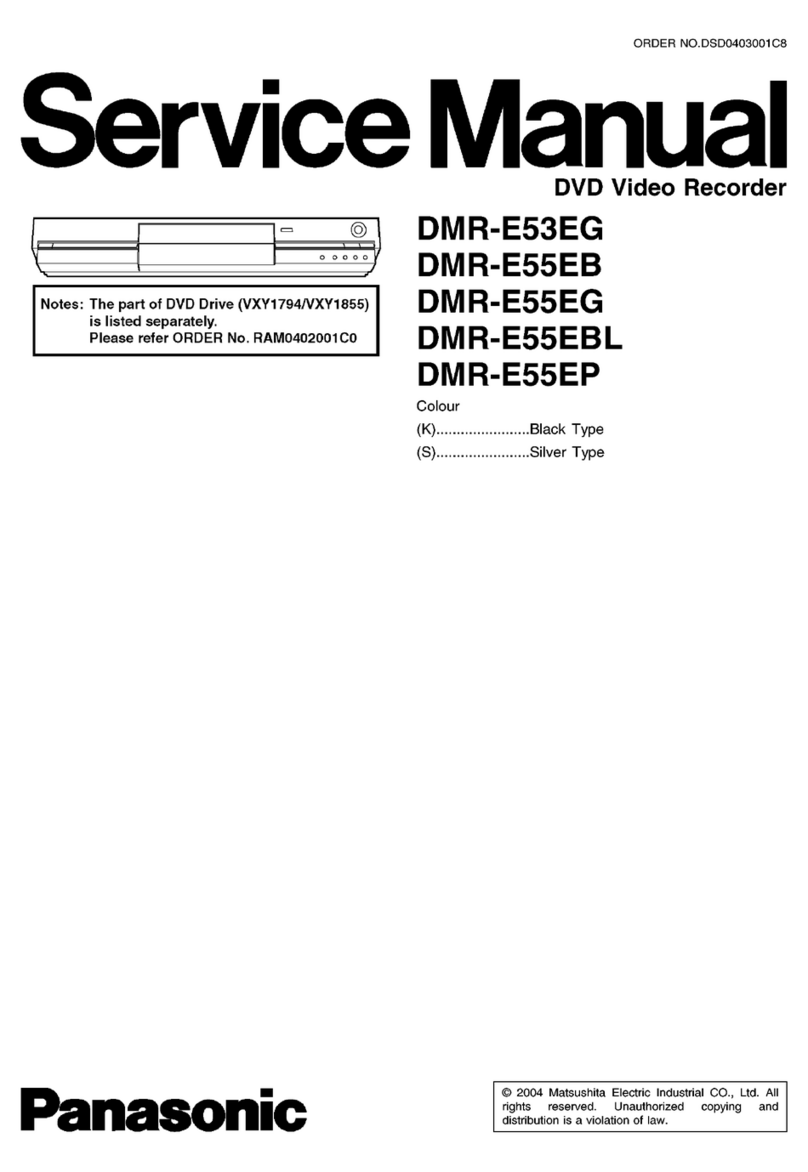 Panasonic DMR-E53EG, DMR-E55EB, DMR-E55E Service manual