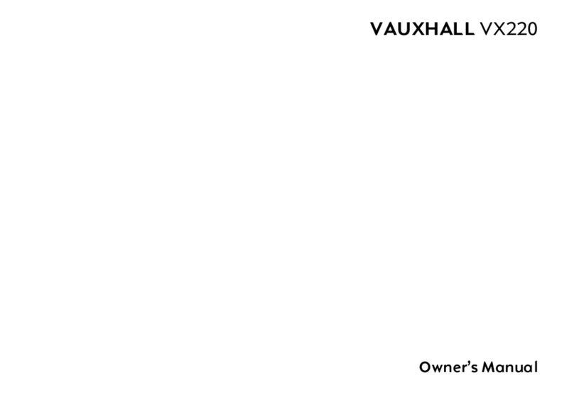 Vauxhall VX220 User manual