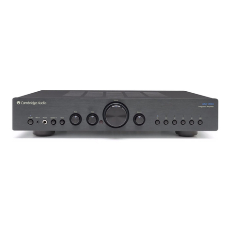 Cambridge Audio AZUR 351A user manual