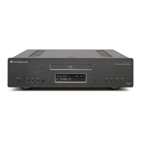 Cambridge Audio AZUR 851C user manual