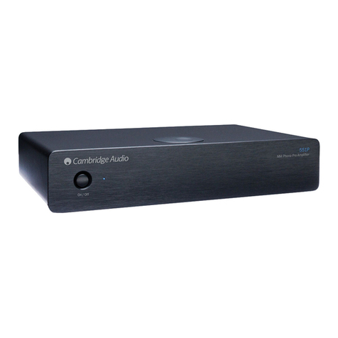 Cambridge Audio AZUR 551P user manual