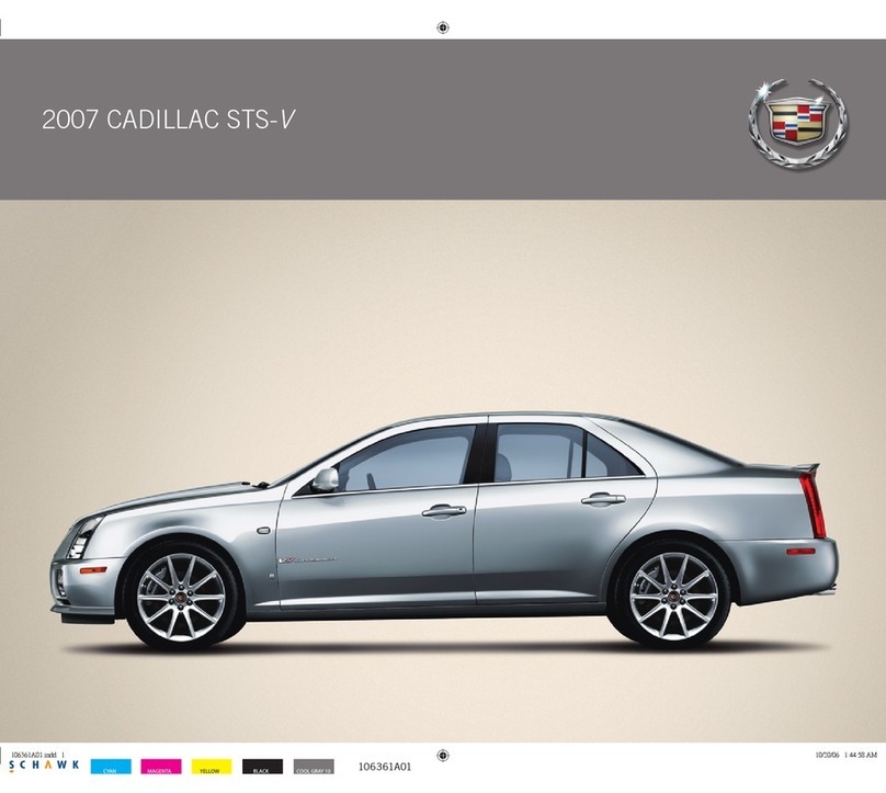 Cadillac 2007 STS-V User manual