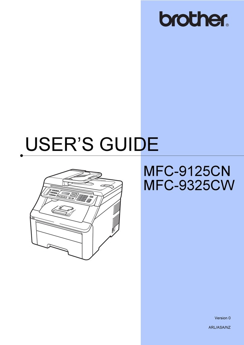 Brother MFC-9125CN User manual