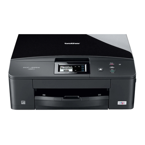 Brother DCP-J525W Operating and maintenance manual